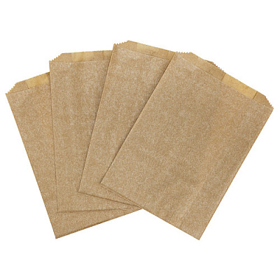 Hospeco Kraft Waxed Paper Receptacle Liner, Kraft/brown, 7.5" X 10.5" X 3", 1000/cs, Case Of 1000 (KL1000)