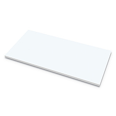 Fellowes Levado Laminate Table Top, 72" x 30", White (9649301)