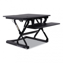Alera AdaptivErgo Two-Tier Sit-Stand Lifting Workstation, 26.75" x 31" x 5.88" to 19.63", Black (AEWR1B)