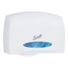 Scott Essential Coreless Jumbo Roll Tissue Dispenser,14 3/10 x 5 9/10 x 9 4/5,White (09603)