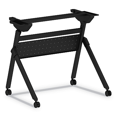 Alera Flip and Nest Table Base, 32.25w x 23.63d x 28.5h, Black (ALEVA7243BK)