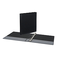 Universal Slant D-Ring View Binder, 3 Rings, 1" Capacity, 11 x 8.5, Black (UNV20741)