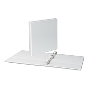 Universal Slant D-Ring View Binder, 3 Rings, 1" Capacity, 11 x 8.5, White, 4/Pack (UNV20742PK)
