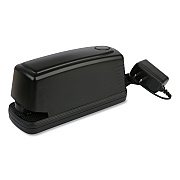Universal Electric Stapler with Staple Channel Release Button, 20-Sheet Capacity, Black (UNV43122)