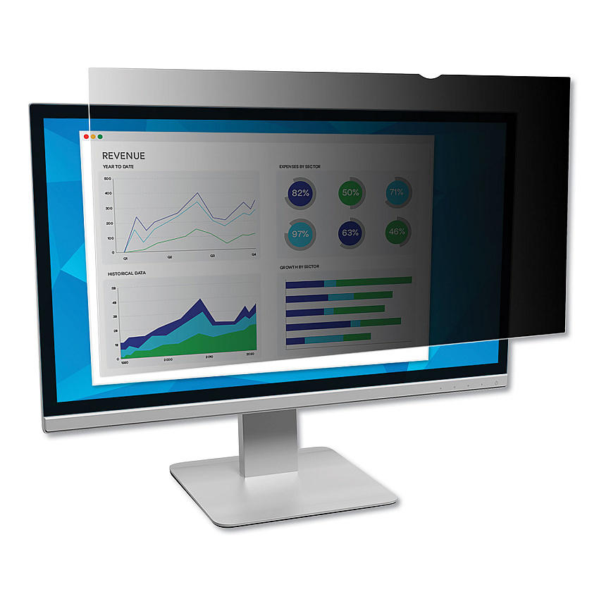 3M Frameless Blackout Privacy Filter for 27" Widescreen iMac, 16:9 Aspect Ratio (MMMPFMAP002)
