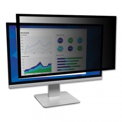 3M Framed Desktop Monitor Privacy Filter for 21.5" to 22" Widescreen Flat Panel Monitor, 16:9 Aspect Ratio (PF220W9F)