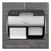 Georgia Pacific Professional ActiveAire Automated Freshener Dispenser for Compact Bath Tissue Dispenser, 10.63" x 2.88" x 3.75", Black (56765)