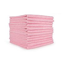 Smart Choice Microfiber Cloths 16x16 45gm Pink, Pack Of 12 (PNP915101P)