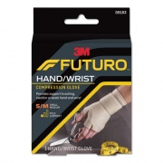 FUTURO Energizing Support Glove, Small/Medium, Fits Palm Size 6.5" - 8.0", Tan (09183EN)