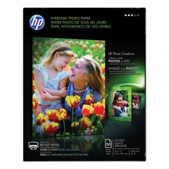 HP Everyday Glossy Photo Paper-50 sht/Letter/8.5 x 11 in (Q8723A)