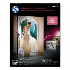 HP Premium Plus Soft-gloss Photo Paper-25 sht/Letter/8.5 x 11 in (CR671A)