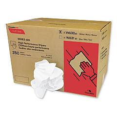 Cascades PRO Tuff-Job Spunlace Towels, Crumple Pack, 14.38 x 14, White, 250/Carton (CSDW630)