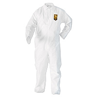 KleenGuard A20 Breathable Particle Protection Coveralls, Zip Closure, 2X-Large, White (KCC49105)