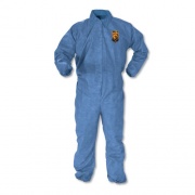 KleenGuard A60 Elastic-Cuff, Ankle and Back Coveralls, 2X-Large, Blue, 24/Carton (45005)
