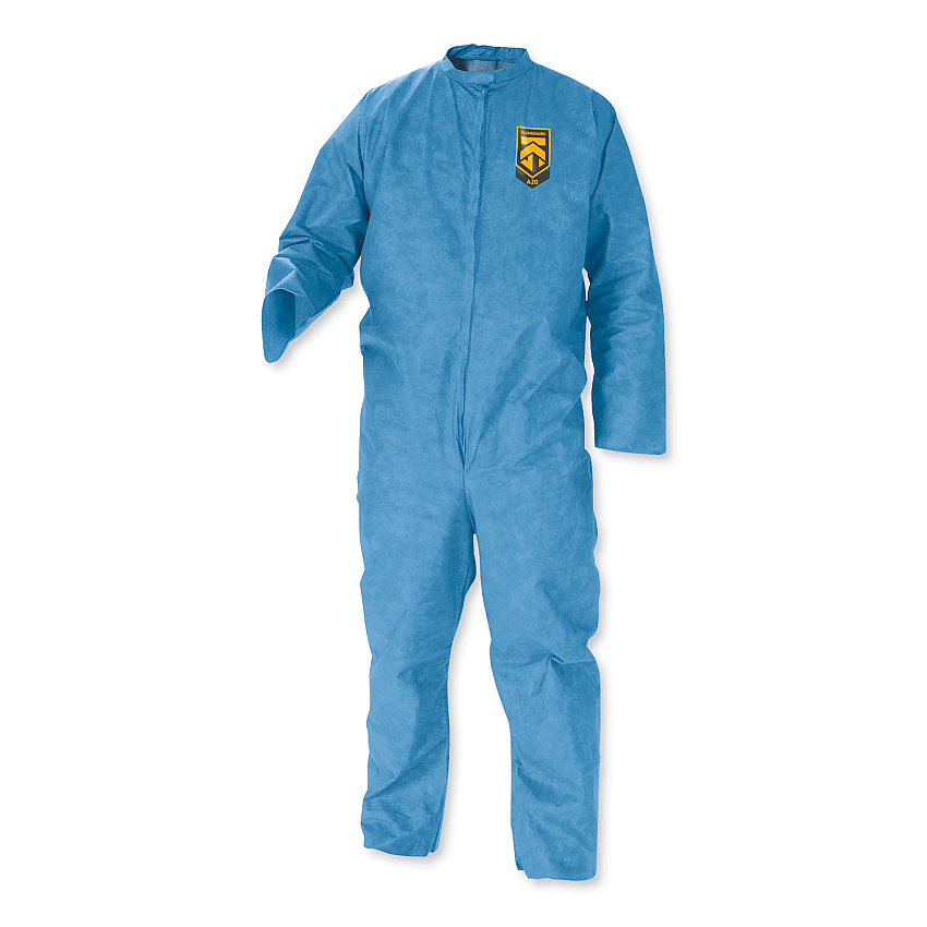 KleenGuard A20 Breathable Particle Protection Coveralls, Medium, Blue, 24/Carton (KCC58532)