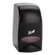 Scott Essential Manual Skin Care Dispenser, For Traditional Business, 1,000 mL, 5 x 5.25 x 8.38, Black (92145)