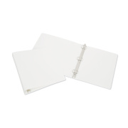 AbilityOne 7510014841744 SKILCRAFT 3-Ring Flexible Binder, 1.5" Capacity, 11 x 8.5, White