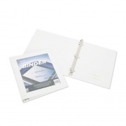 AbilityOne 7510014621387 SKILCRAFT Framed Slant-D Ring View Binder, 3 Rings, 0.5" Capacity, 11 x 8.5, White
