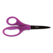Fiskars Student Designer Non-Stick Scissors, Pointed Tip, 7" Long, 2.75" Cut Length, Randomly Assorted Straight Handles (1345821001)