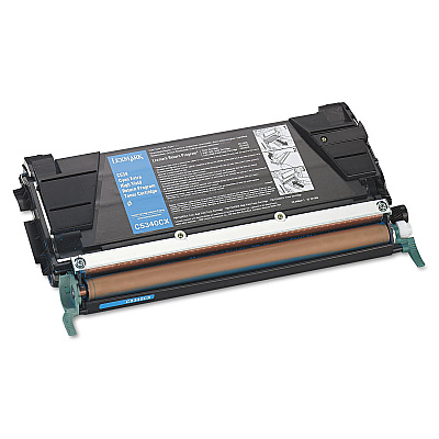 Lexmark C5340CX Return Program Extra High-Yield Toner, 7,000 Page-Yield, Cyan