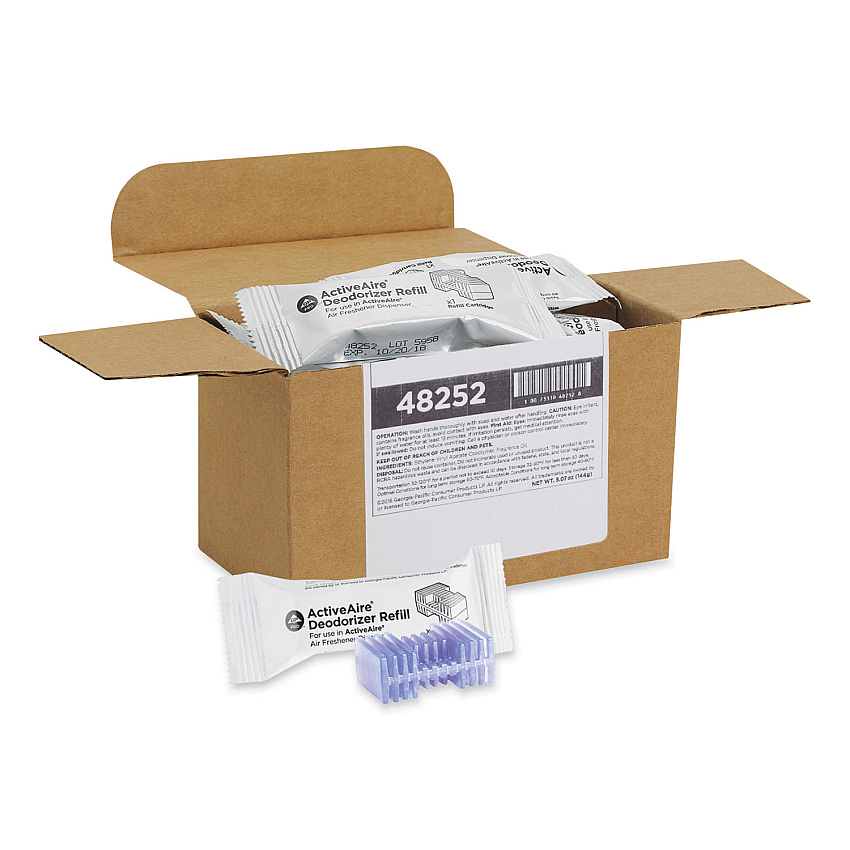 Georgia Pacific Professional Activeaire Automated Freshener Dispenser Refill, Lavender, Cartridge, 12/carton (GPC48252)