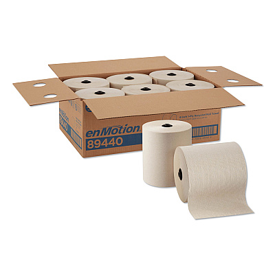 Georgia Pacific Professional EnMotion EPA Compliant Touchless Roll Towels, 8.25" x 700 ft, Brown, 6/Carton (GPC89440)