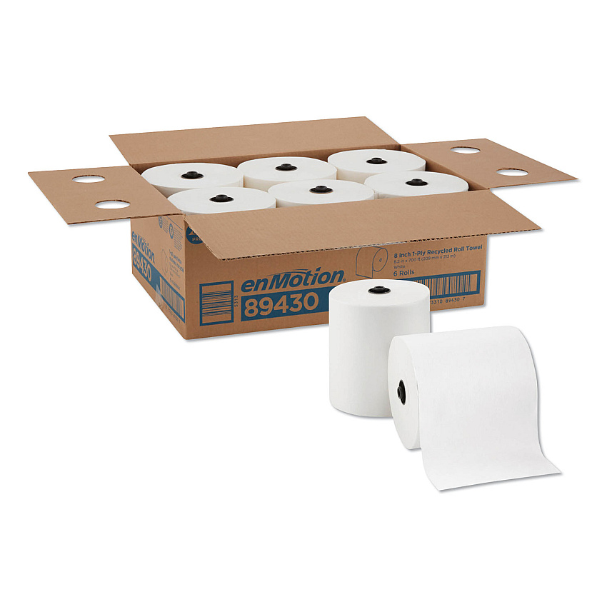 Georgia Pacific Professional EPA Compliant Paper Towel, 8.25" x 700 ft, White, 6 Packs/Carton (GPC89430)