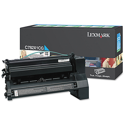 Lexmark C782X1CG Extra High-Yield Toner, 15,000 Page-Yield, Cyan