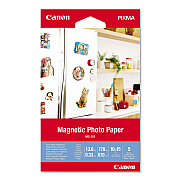 Canon Glossy Magnetic Photo Paper, 13 mil, 4 x 6, White, 5 Sheets/Pack (CNM3634C002)