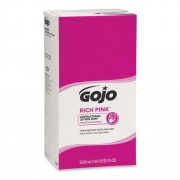 GOJO RICH PINK Antibacterial Lotion Soap Refill, Floral, 5,000 mL, 2/Carton (7520)