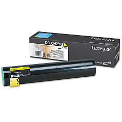 Lexmark C930H2YG High-Yield Toner, 24,000 Page-Yield, Yellow