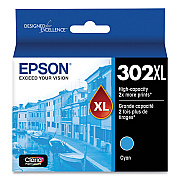 Epson T302XL220-S (T302XL) Claria High-Yield Ink, Cyan