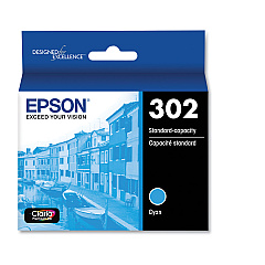 Epson T302220-S (T302) Claria Ink, Cyan