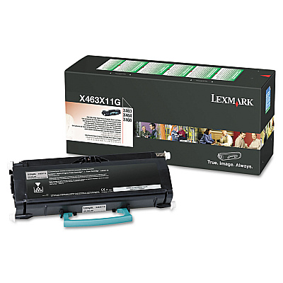 Lexmark X463X11G Return Program Extra High-Yield Toner, 15,000 Page-Yield, Black
