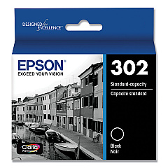 Epson T302020-S (T302) Claria Ink, Black