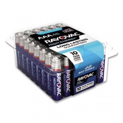 Rayovac Alkaline AAA Batteries, 48/Pack (82448PPK)
