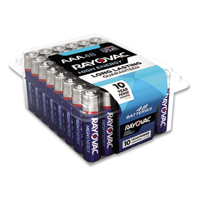 Rayovac Alkaline AAA Batteries, 48/Pack (82448PPK)