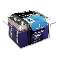 Rayovac High Energy Premium Alkaline 9V Batteries, 8/Pack (RAYA16048PPK)