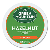 Green Mountain Coffee Roasters Roasters Roasters Hazelnut Decaf Coffee K-Cups, 96/Carton (GMT7792CT)
