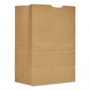 General Grocery Paper Bags, 75 lb Capacity, 1/6 BBL, 12" x 7" x 17", Kraft, 400 Bags (SK1675)