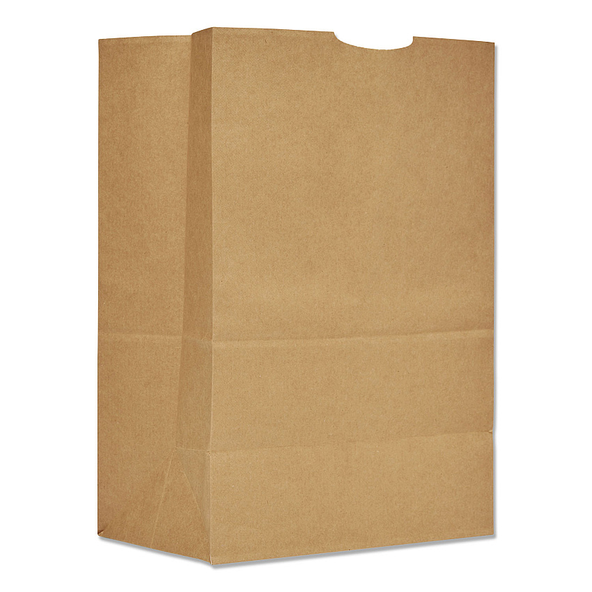 General Grocery Paper Bags, #1/6 BBL Size, 12" x 7" x 17", Natural, 400/Bundle (BAGSK1675)