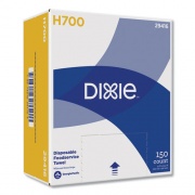Dixie H700 Disposable Foodservice Towel, 13 x 24, Green/White, 150/Carton (29416)