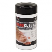 Read Right HandKleen Premoistened Antibacterial Wipes, Cloth, 5.5 x 6.5, 70/Tub (RR1460)
