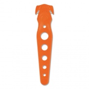 Westcott Safety Cutter, 1.2" Blade, 5.75" Plastic Handle, Orange, 5/Pack (17521)