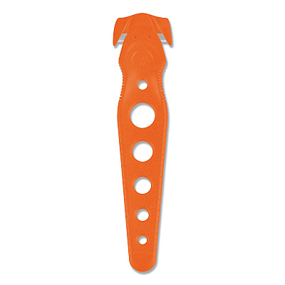 Westcott Safety Cutter, 1.2" Blade, 5.75" Plastic Handle, Orange, 5/Pack (ACM17521)