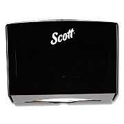 Scottfold Folded Towel Dispenser, 10.75 x 4.75 x 9, Black (KCC09215)