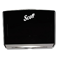 Scottfold Folded Towel Dispenser, 10.75 x 4.75 x 9, Black (KCC09215)