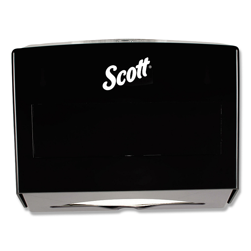 Scottfold Folded Towel Dispenser, 10.75 x 4.75 x 9, Black (KCC09215)