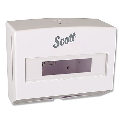 Scottfold Folded Towel Dispenser, 10.75 x 4.75 x 9, White (KCC09214)