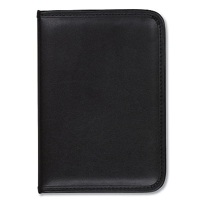 Samsill Professional Padfolio, 3/4w x 9 1/4h, Open Style, Black (SAM70811)